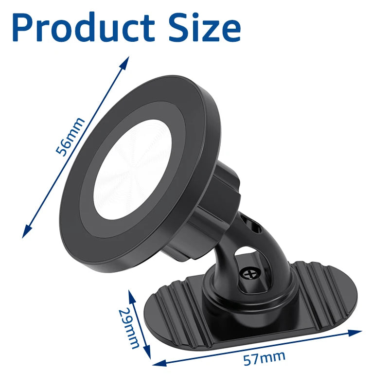 360° Magnetic Car Phone Holder – Universal Dashboard Mount