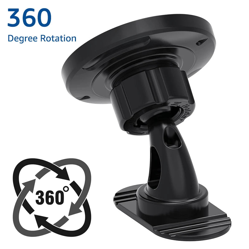 360° Magnetic Car Phone Holder – Universal Dashboard Mount