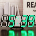Modern LED Digital Wall & Desk Clock – 3D Large Display, Electronic Alarm Clock for Bedroom & Living Room Decor