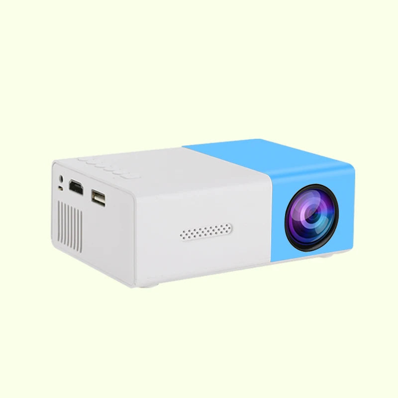 YG300 Mini Portable Projector – HD Home Cinema, USB & HDMI, Indoor & Outdoor